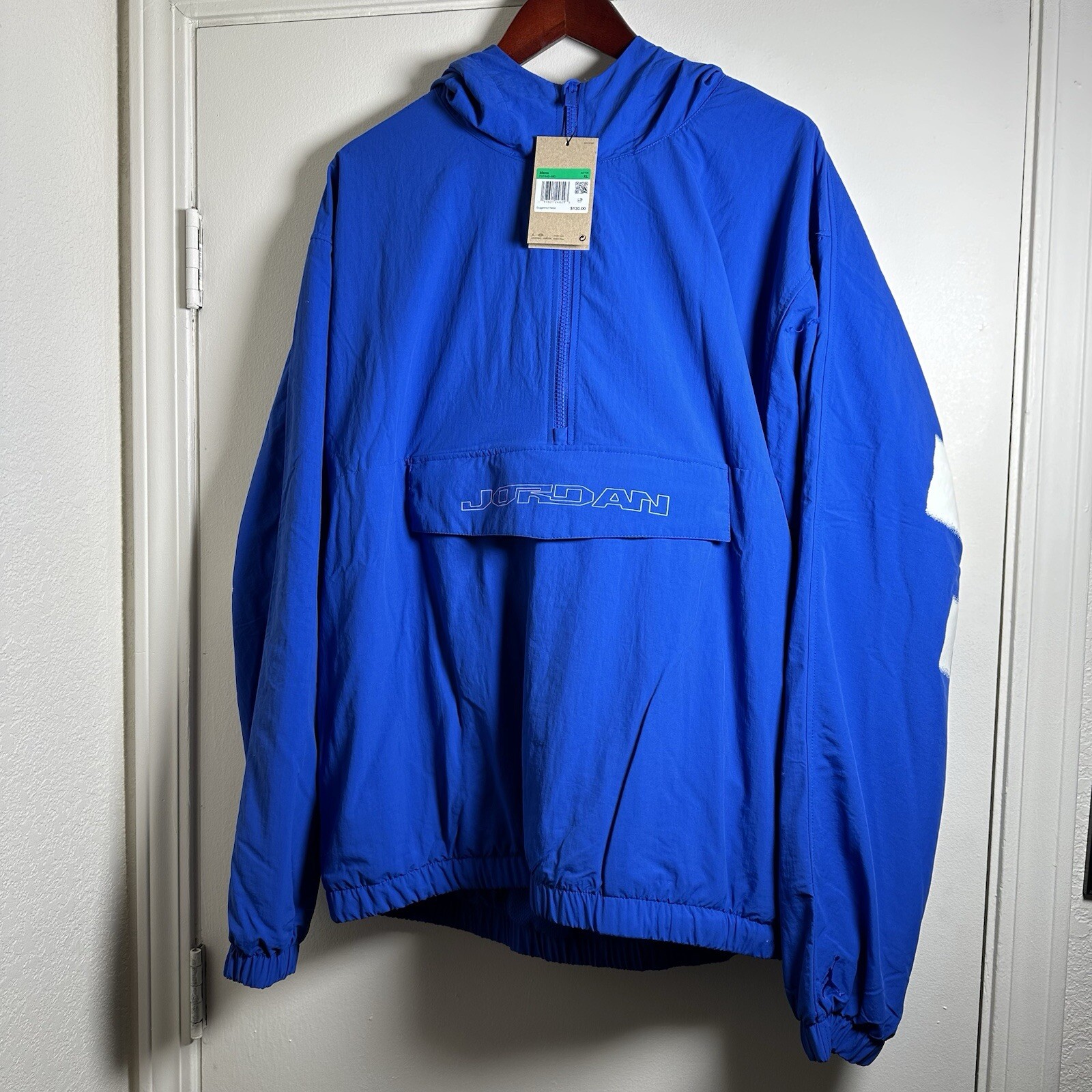 SACAI X NIKE Jordan Nike MVP Giacca Uomo Fibre Riciclate Tg XL Tasca Frontale FV7440 480 Nuova con etichette