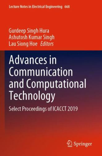 Advances in Communication and Computational Technology : Select Proceedings ...