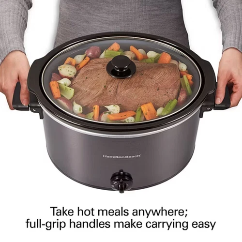 Hamilton Beach 10-qt. Oval Slow Cooker - Picture 2 of 4