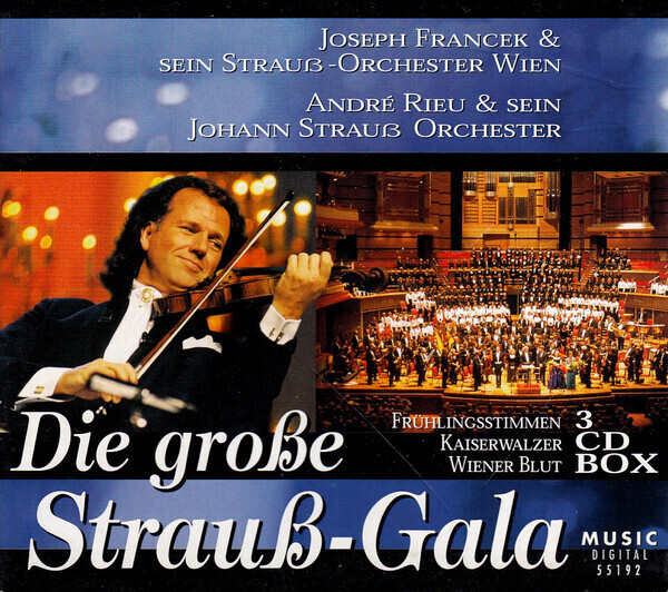 CD-BOX Johann Strauß (Sohn) Die Große Strauß-Gala SLIPCASE Music