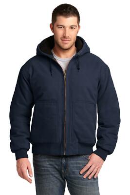 CSJ41 CornerStone Washed Duck Cloth Insulated Hooded Work Jacket
