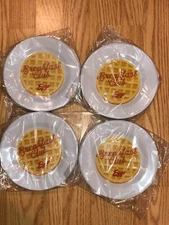 Set of 4 -Kellogg's Exclusive EGGO Waffle Breakfast Club Plate  - 7" NEW