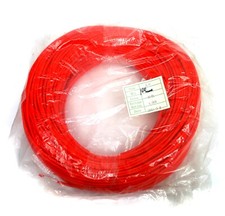 100m   2mm Silicon Fiber Glass Insulated Tube Sleeve UL 1500V VW-1 180  Red