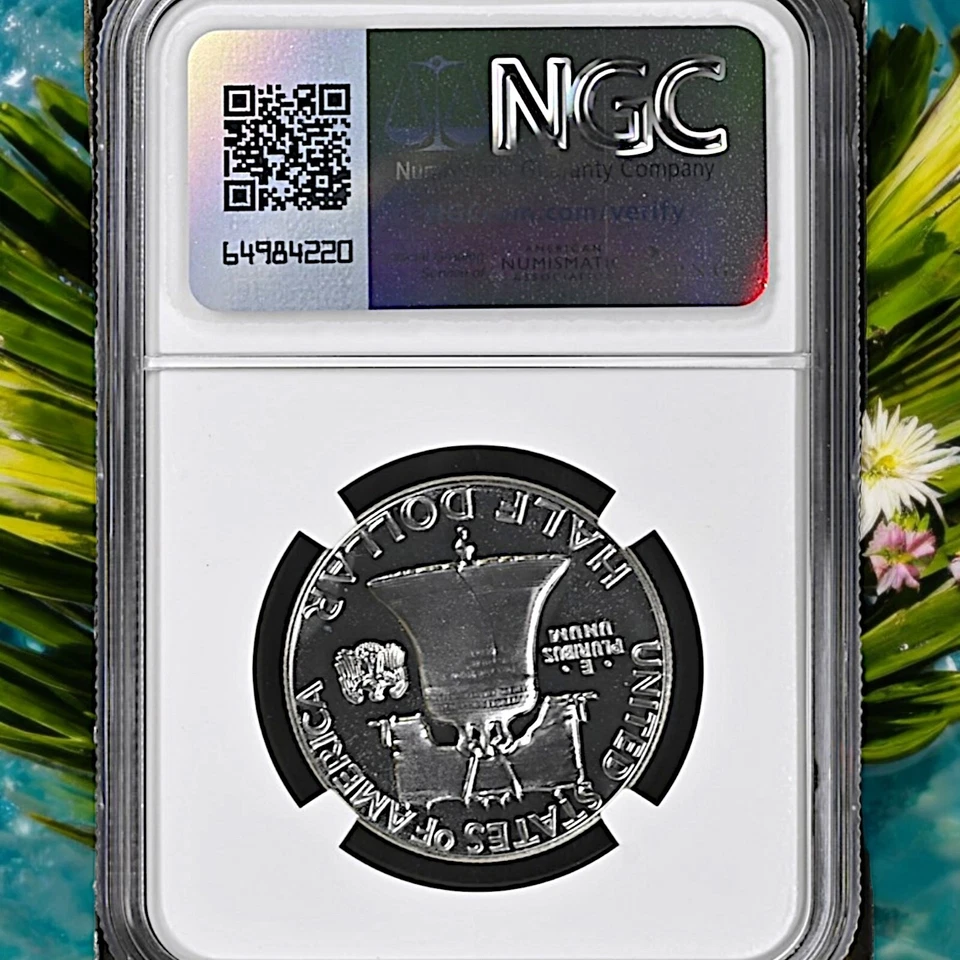 1963-P Proof Franklin Half Dollar 50c - NGC PF 69 - $500 Price Guide! - Image 2 of 4