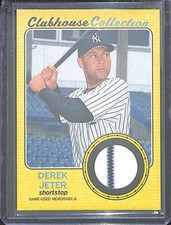 2017 Topps Heritage Clubhouse Collection Gold Relic #CCR-DJ Derek Jeter 
