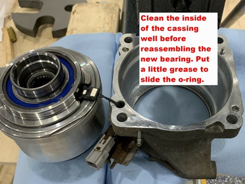 Bearing & deflector & seal Toyota Sienna coupling 41303-28012 41303-28013 - Picture 6 of 6