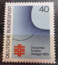 Bund Mi.- Nr. 763 postfrisch 15.3.1973 Deutsches Turnfest Stuttgart