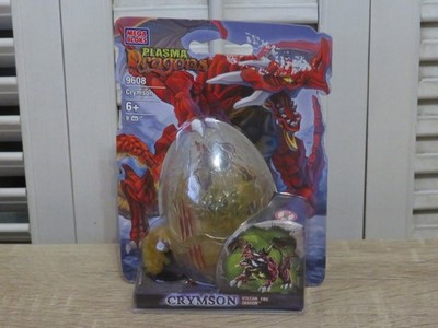 New Mega Bloks Plasma Dragons CRYMSON Vulcan Fire Set Egg #9608 NIP 2005