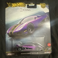 Hot Wheels Car Culture Timeless Icons Koenigsegg Agera R 1:64 Purple FPY86