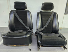 Pair Nice Used Original Genuine Porsche 911 Recaro Sport And Comfort Seats 69-72