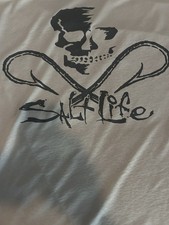 Salt Life Skull & Hooks Long Sleeve Protective Sun Shirt XL excellent CND