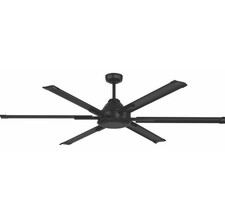 Commercial Electric 6 ft. Indoor/Outdoor Matte Black Ceiling Fan