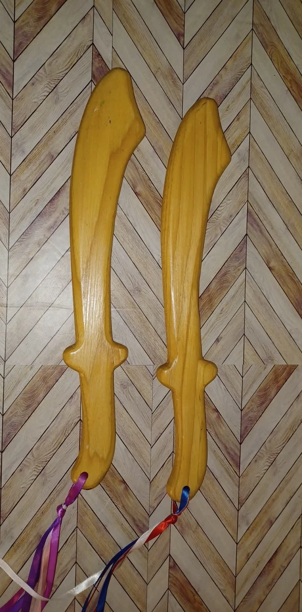 Espada De Madera De Melocotón Tallada A Mano – 18 Cm Con Borla, Decoración Cultural China Para Hogar U Oficina