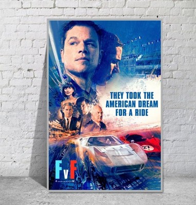 Ford v. Ferrari (2019) Le Mans '66 Poster Plakat Movie Film - 212a