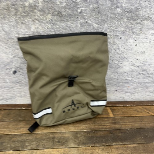 Arkel Single Pannier Bag Medium Green Cordura Reflective Canada 10L 195g Bike
