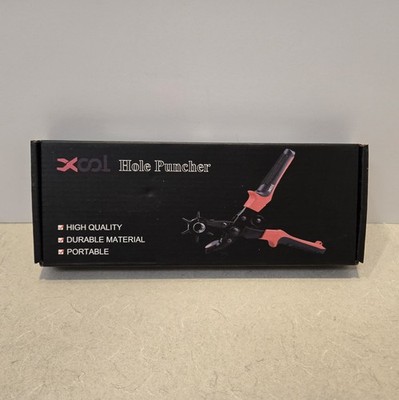 Xool Revolving Punch Plier Kit, Leather Hole Set Belts, Watch Bands, NEW