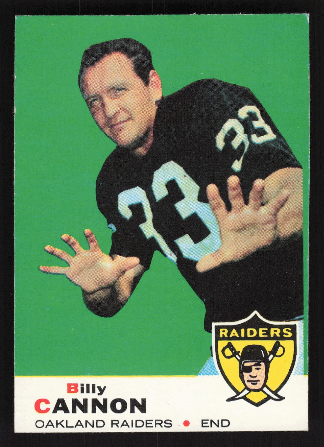1969 Topps #68 Billy Cannon Card TCCCX