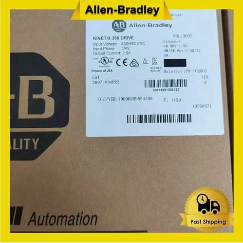 New Factory Sealed 2097-V34PR3 Kinetix 300 Servo Driver Allen Bradley 2097V34PR3