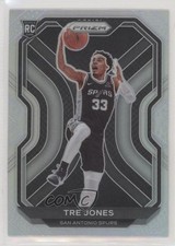2020-21 Panini Prizm Silver Prizm Tre Jones #291 6u5