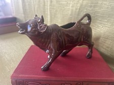 Vintage Brown Cow Milk Jug