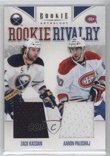 2011 Panini Rookie Anthology Rivalry Materials Zack Kassian Aaron Palushaj 2d8