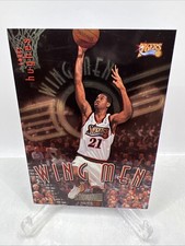 1998-99 Topps Stadium Club Wing Men Larry Hughes RC Philadelphia 76ers # W19