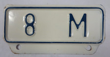 Vintage 1950s Kansas License Plate Topper 8m Farm Truck Auto Sign Tag Gmc Ford