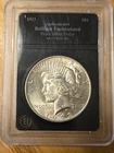 1923 Silver Peace Dollar Coin  AU