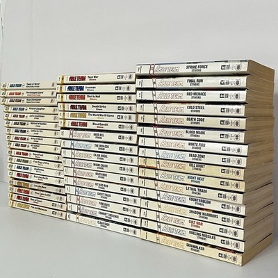 Lot of 49 Able Team Book FULL Series (minus #23, #50) Stivers Vintage Action