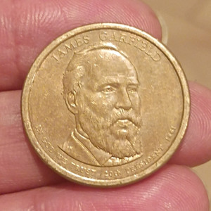 2011-P James Garfield Presidential $1 Coin Business Strike Philadelphia Mint