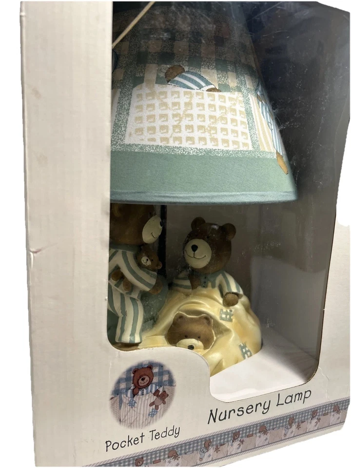 Lámpara infantil de peluche de bolsillo vintage Kidsline 2000 nueva en caja Foto 4 de 4