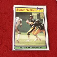 Set Break!  1981 Topps “Super Action” TERRY BRADSHAW Card #88   NM-MT  Steelers
