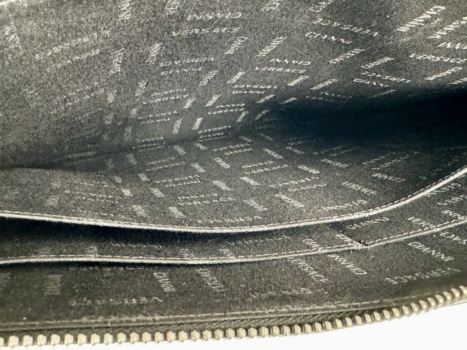 Versace Multicolour Checkerboard Pattern Leather … - image 19