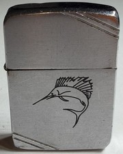 Vintage 1940-41 Zippo - Line-Drawn Sport Series Sailfish - RARE