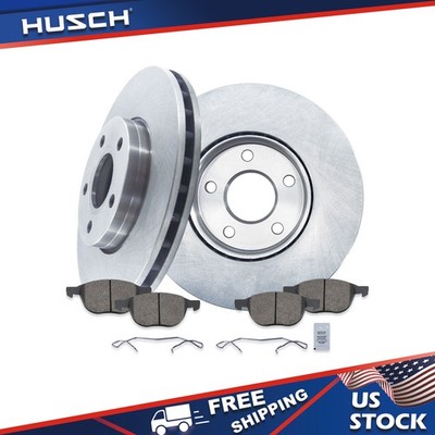 10.94'' 278mm FRONT Disc Rotors Ceramic Brake Pads FOR Ford Focus Volvo S40 C30