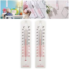 Temperature Mounted Wall Thermometer 195mm X 40mm X 6mm Indoor Outdoor