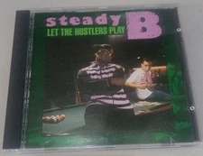 STEADY B Let the Hustlers play CD 1988 Jive Cool C Old School Rap Hip Hop RARE