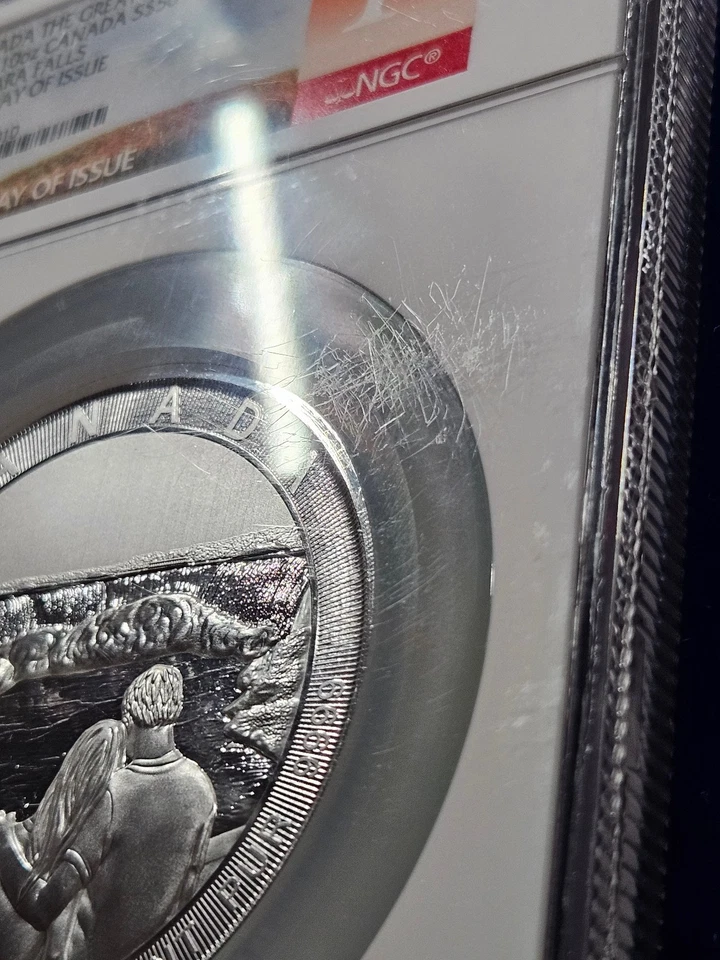 🌟 2017 Canada $50 10 Oz Silver Niagara Falls Commemorative Coin NGC MS70 FDOI - Image 2 of 3