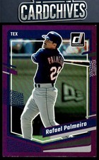 Rafael Palmeiro 2023 Donruss #213 Holo Purple