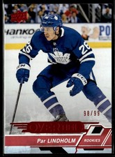 Par Lindholm 98/99 Rookie Overtime Red 2018-19 #178