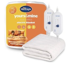 Image of Silentnight Dual Control Electric Blanket DOUBLE RRP £59.99