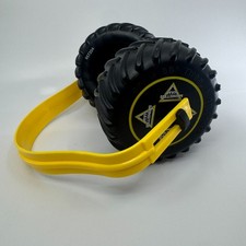 Monster Jam Mud Tire Kids Noise Canceling Ear Muffs Hearing Protection Yellow