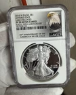 2016 W American Silver Eagle NGC PF70 Ultra Cameo Lettered Edge 30th Anniversary