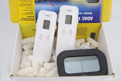 TFA Dostmann DOUBLE-CHECK Funk-Thermometer digital Schwarz 30.3073.01