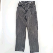 Vtg Levi's 550 31x34 Orange Tab 90s Black Faded Jeans Distressed