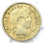 1895-O Barber Dime 10C Coin - Certified PCGS AU Details - Rare Key Date Coin!