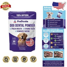 ProDenta Dog Dental Powder: Natural Tartar Control, Gum Health, Freshens Breath