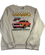 UNISEX LARGE CHEVROLET CHEVY CAMARO CREWNECK SWEATSHIRT NEW - Retro Racing