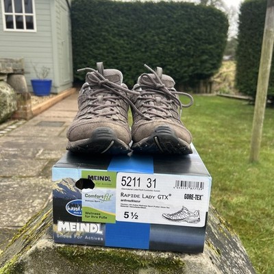 Meindl Rapide (5211 31) Damen-Wanderschuhe Goretex grau Comfort Fit Größe 5,5