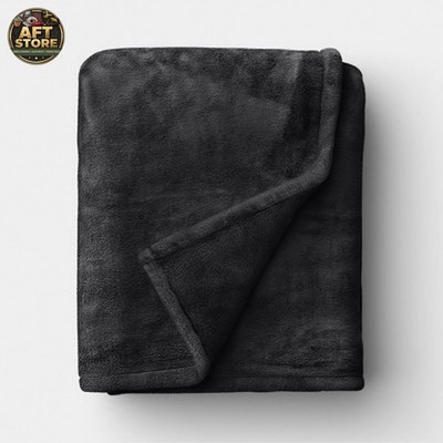 Oversized Charcoal Primalush Throw Blanket - Threshold 